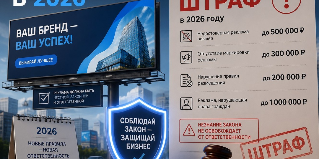Реклама в 2026, как правильно оформлять: и как один рекламный пост в Telegram может привести к крупному штрафу