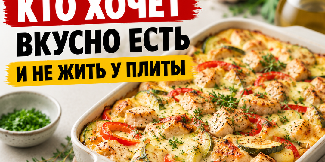 Рецепт для тех, кто хочет вкусно есть и не жить у плиты