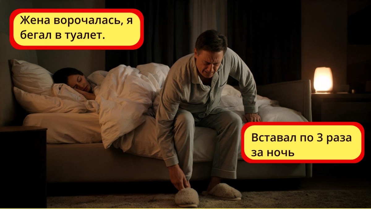 Три подъёма за ночь.