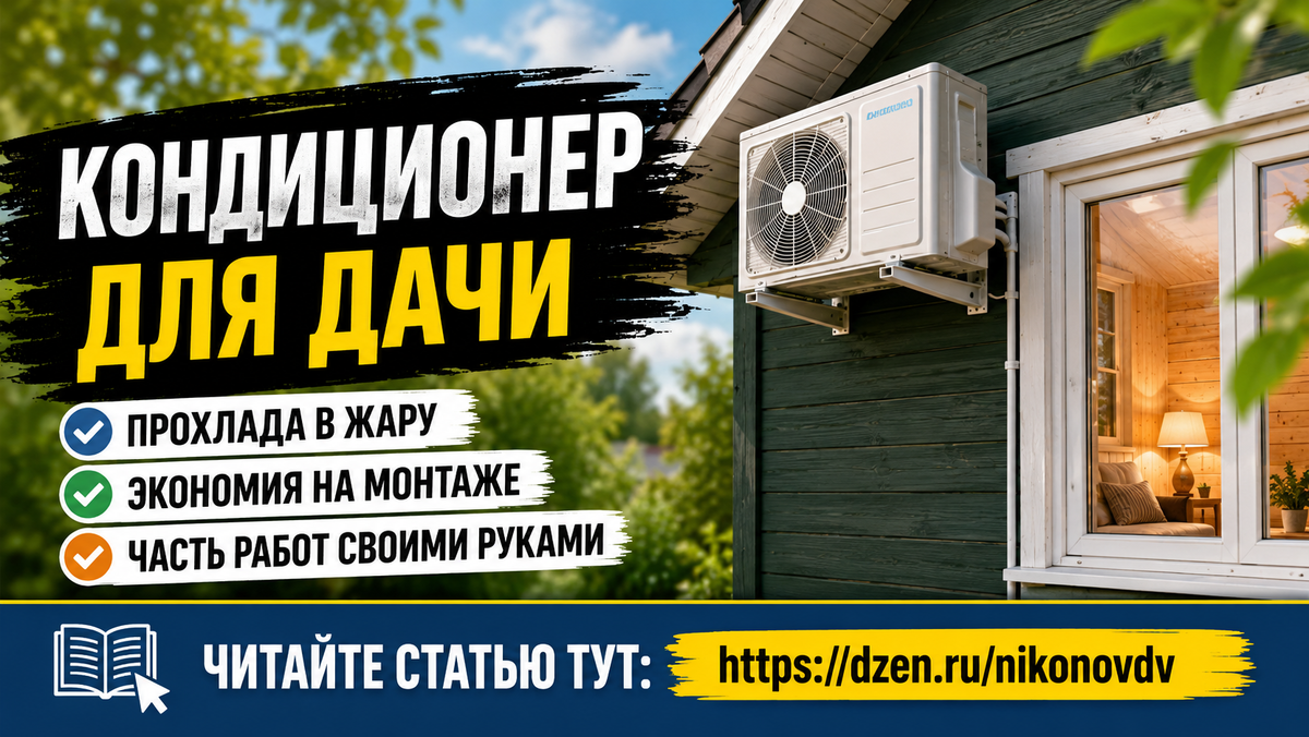 Как недорого купить и установить кондиционер на даче своими руками: пошаговая инструкция для чайников