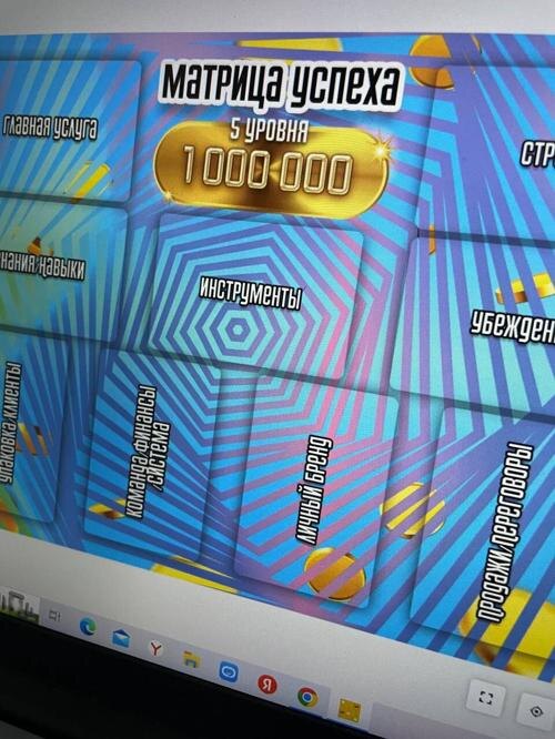 Игра “Матрица успеха”