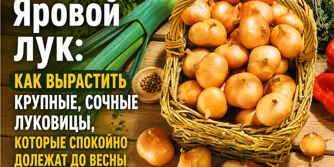Яровой лук: как вырастить крупные, сочные луковицы, которые спокойно долежат до весны