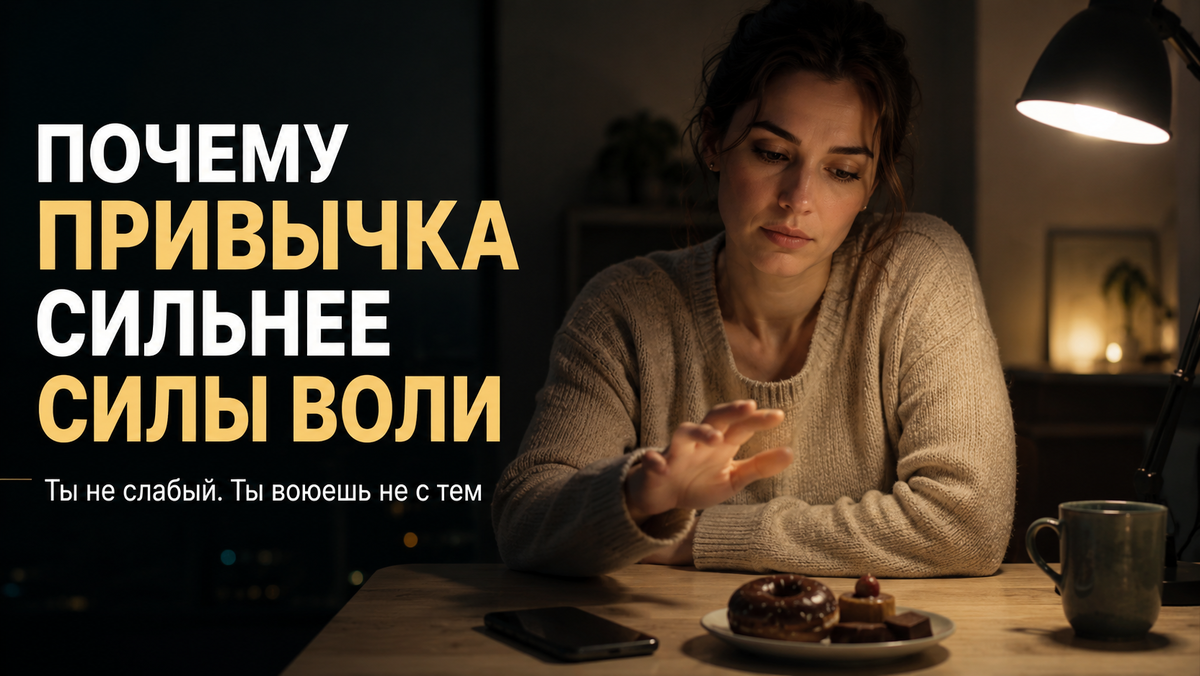Иногда привычка сильна не потому, что вы слабые. А потому, что она когда-то была вашим способом выжить.