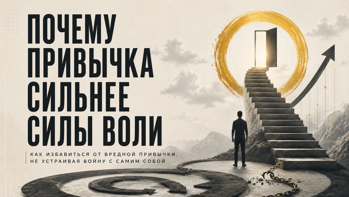 Иногда привычка сильна не потому, что вы слабые. А потому, что она когда-то была вашим способом выжить.