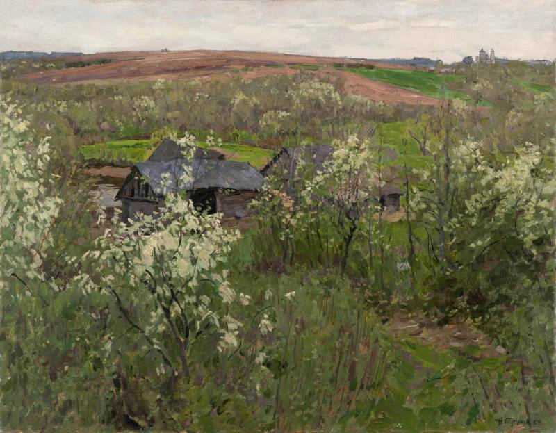  1959 год. Картон, масло 70 х 90 см. Краснодарский краевой художественный музей имени Ф.А. Коваленко. Тутунов Андрей Андреевич