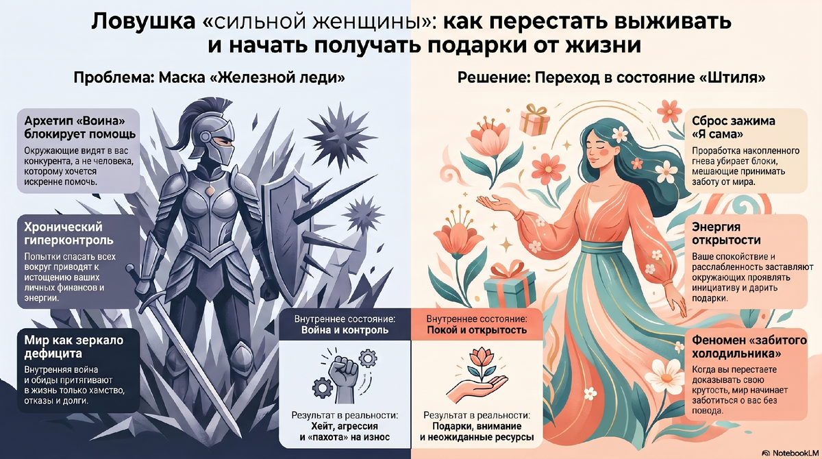 Ловушка и решение сильной женщины