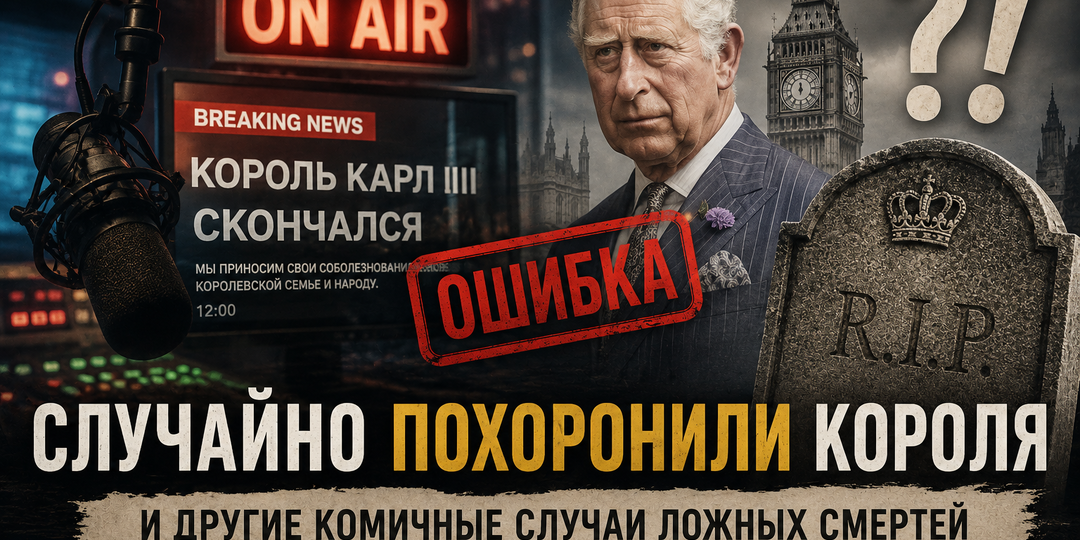 Радиостанция случайно «похоронила» короля