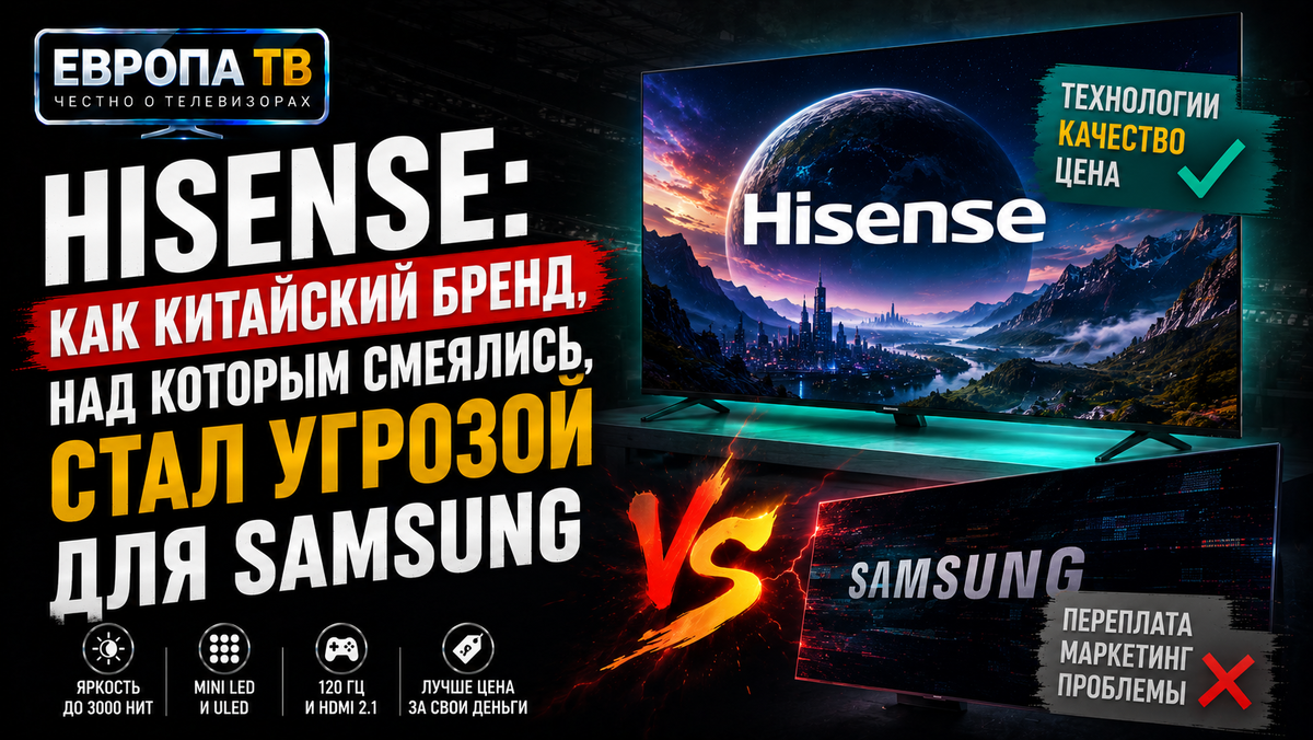 Hisense — что это за бренд. История бренда.