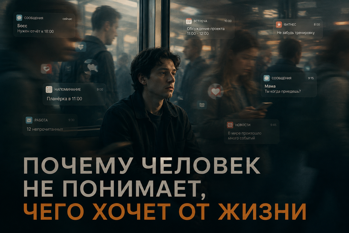 Почему человек перестаёт понимать, чего хочет на самом деле
