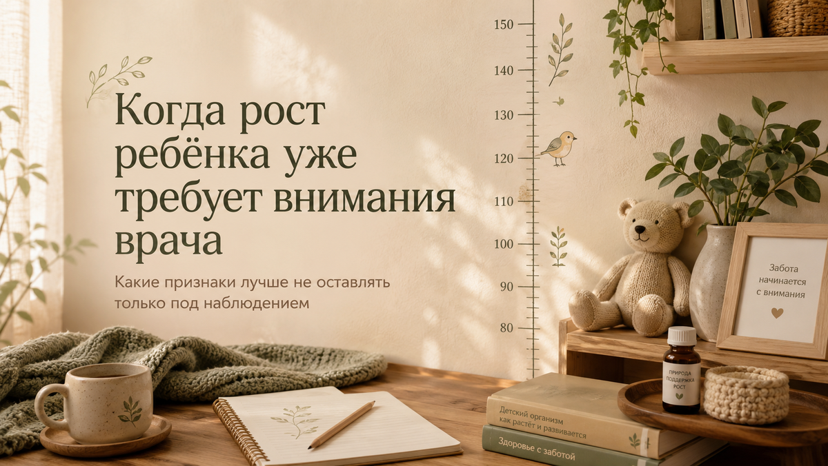 Когда рост ребёнка уже требует внимания врача. Какие признаки лучше не оставлять только под наблюдением