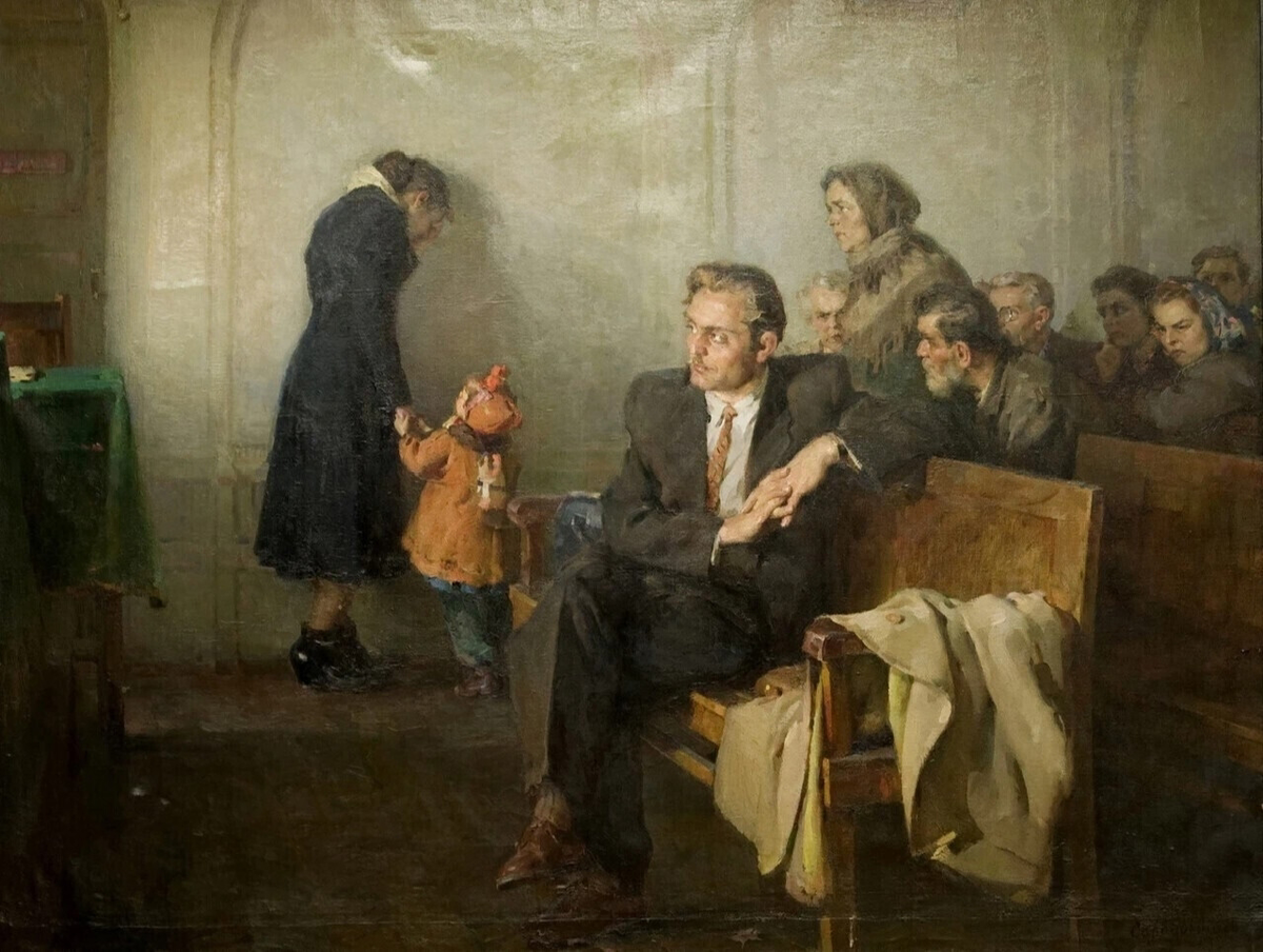 А. Солодовников «В советском суде» 1955 год. 