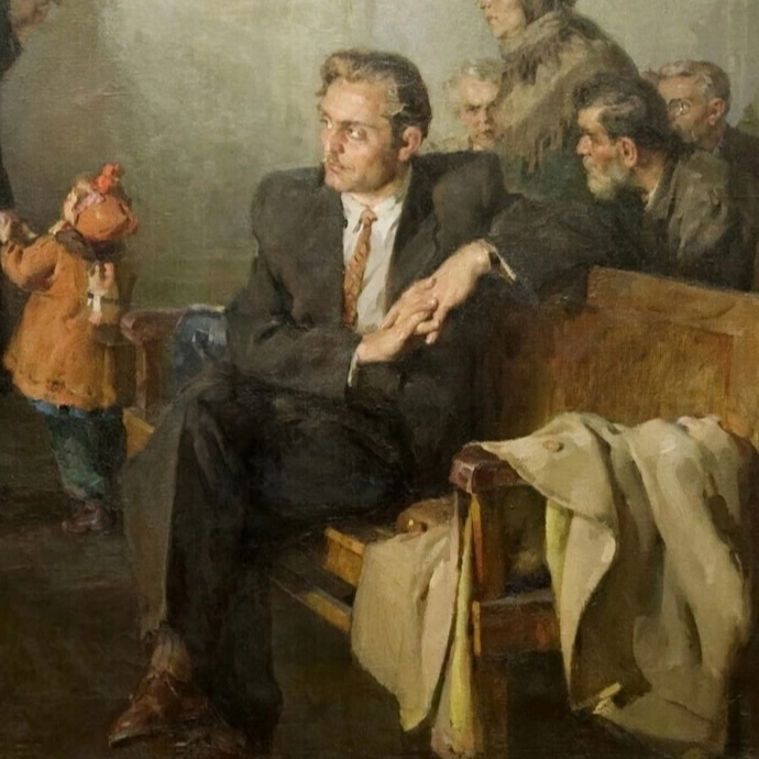 А. Солодовников «В советском суде» 1955 год. 