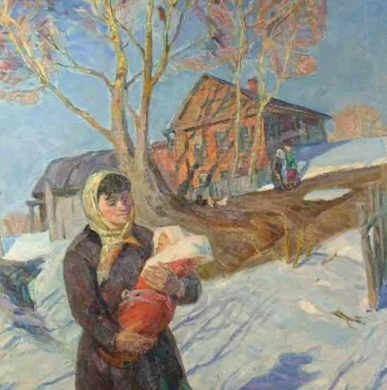 Повесть "Однолюб" - 1-я публикация // Илл.: Художник Борис Кондрашин (фрагмент картины)