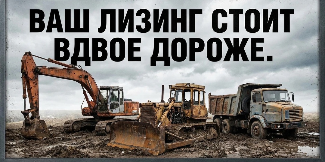 Лизинг на технику вдвое дороже, чем вы думаете
