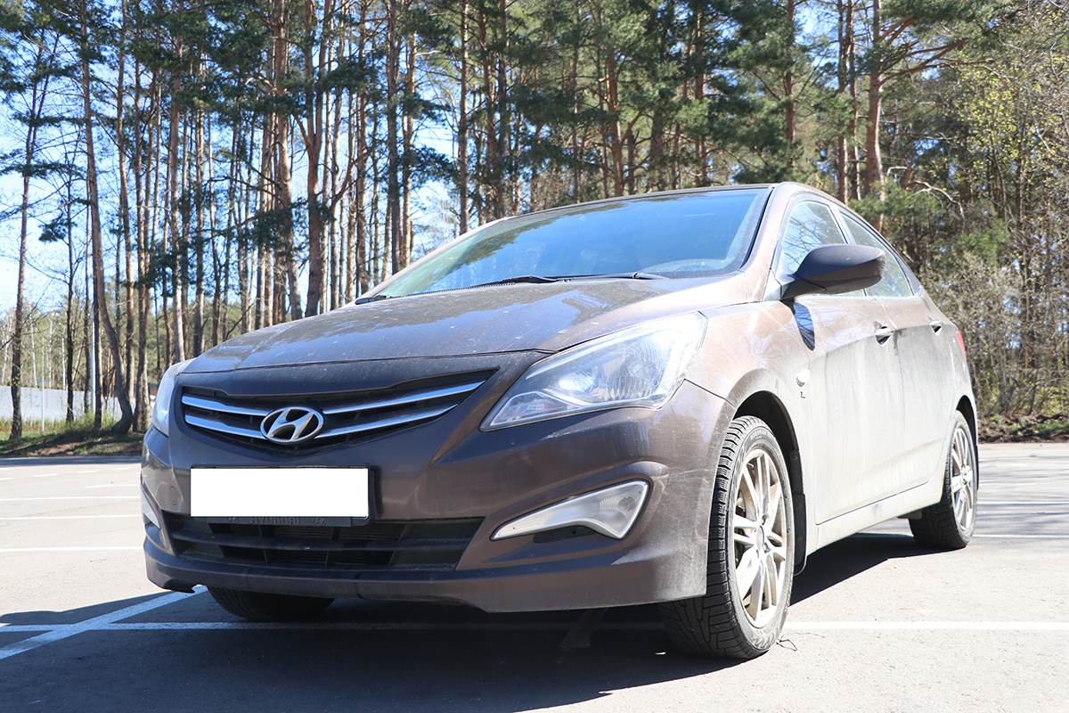    Вот так выглядит мой Hyundai Solaris