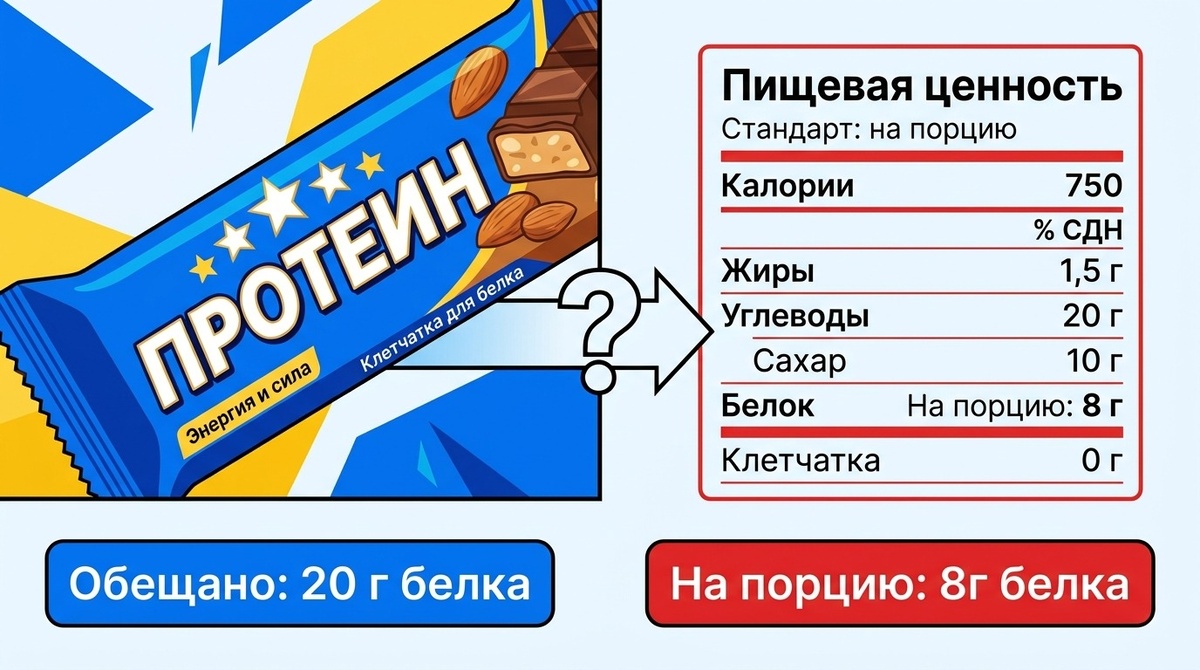 готовые белковые продукты бесполезны