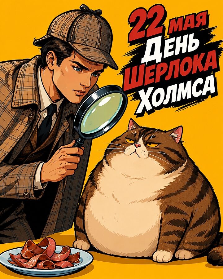 22 мая - День Шерлока Холмса! podarokplus.ru