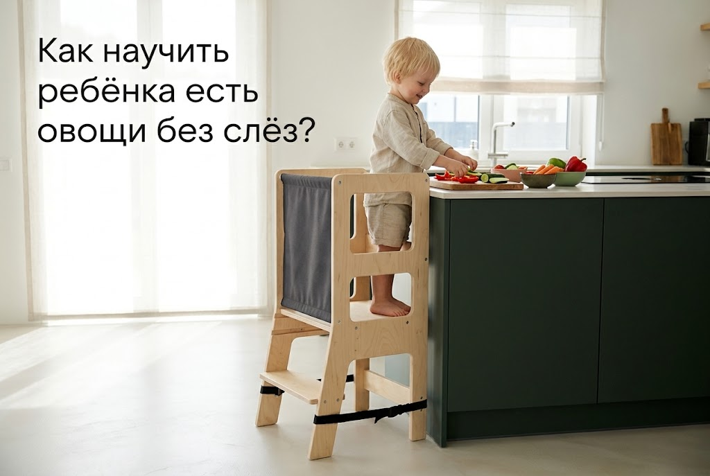    Совместное приготовление еды помогает детям полюбить овощи. ecomebel