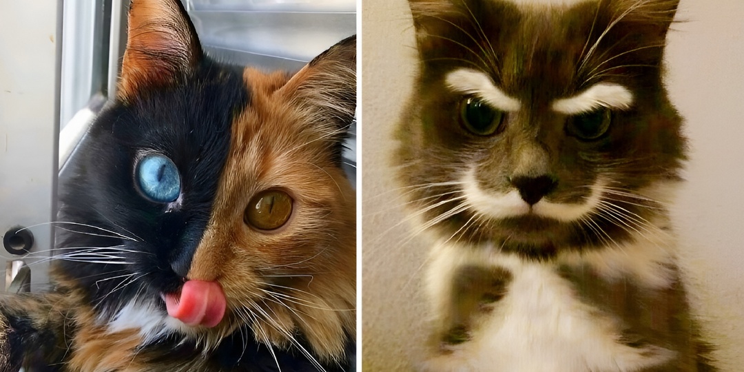 16 невероятных кошек, которых природа раскрасила от души