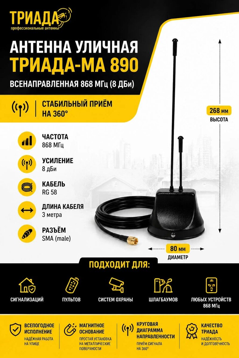Это антенна на магните