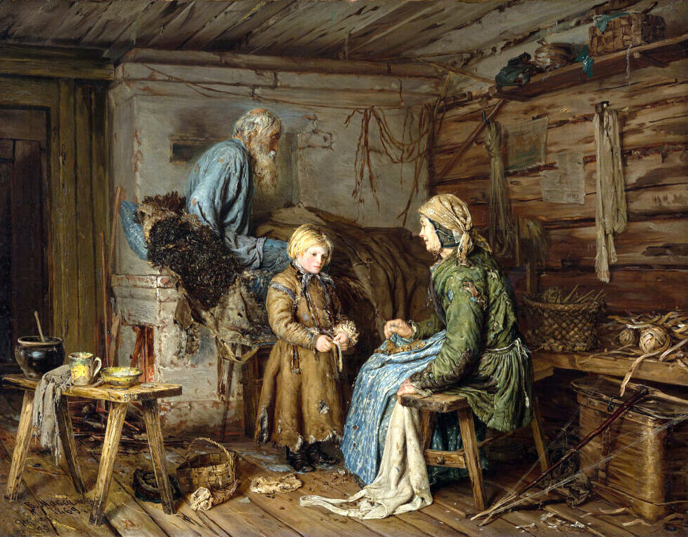 Василий Максимов «Будущий кормилец», 1869 год