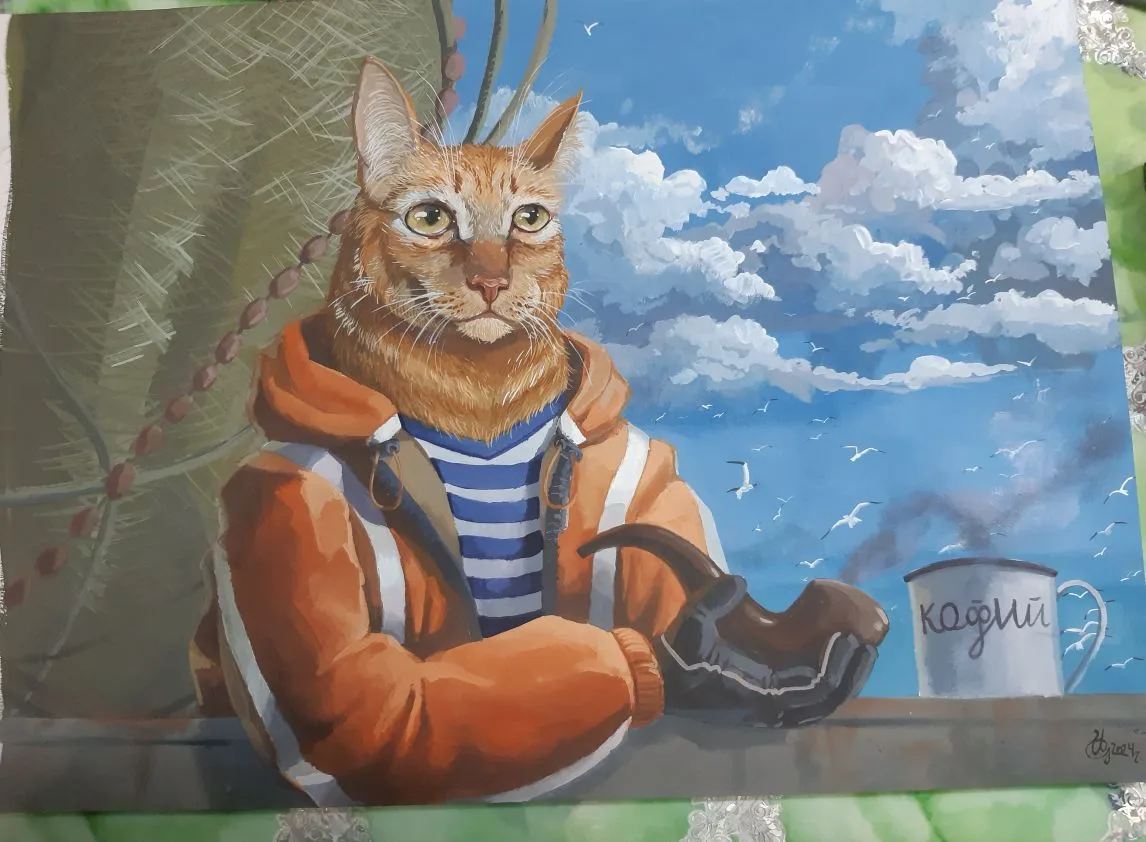Кто сказал, что коты не могут быть моряками?
