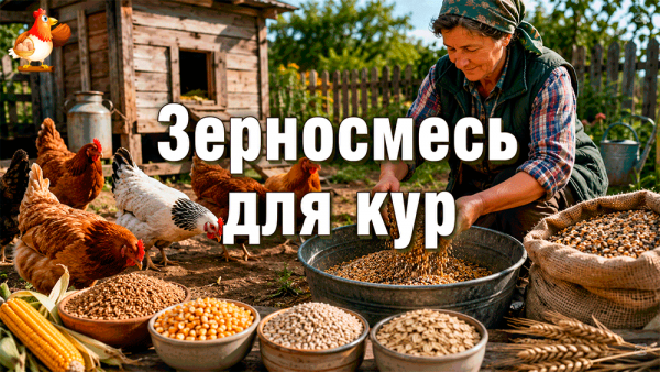 Зерносмесь для кур своими руками – как не сделать пернатым «кашу из надежд» и собрать нормальный корм?