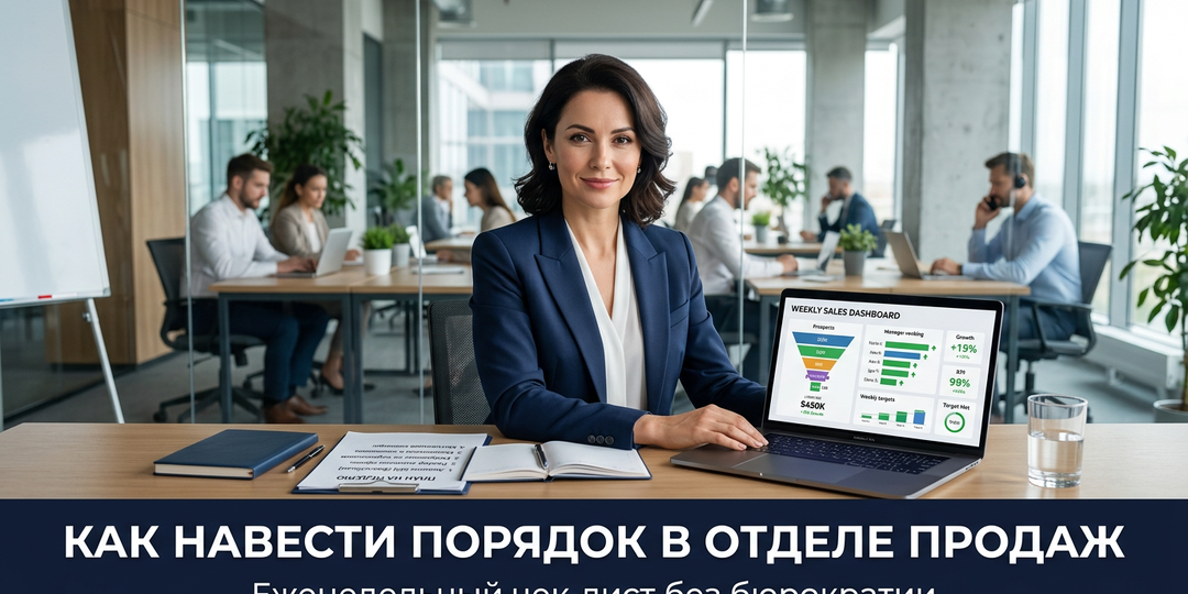 Как я навёл порядок в отделе продаж: еженедельный чек-лист без лишней бюрократии