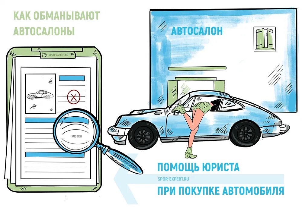 Юрист помощь покупки авто в автосалоне