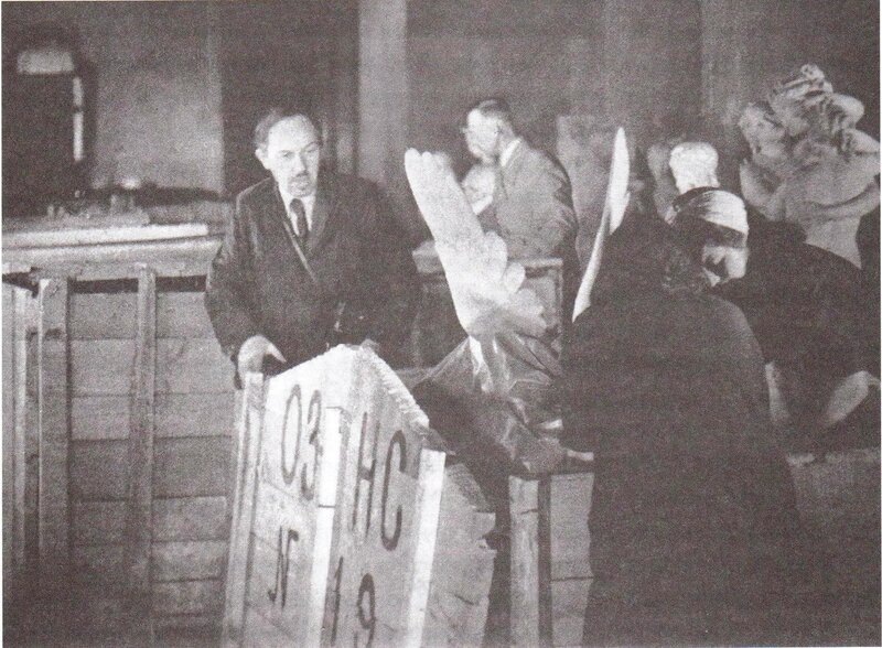 Упаковка экспонатов в Эрмитаже. 1941 год.