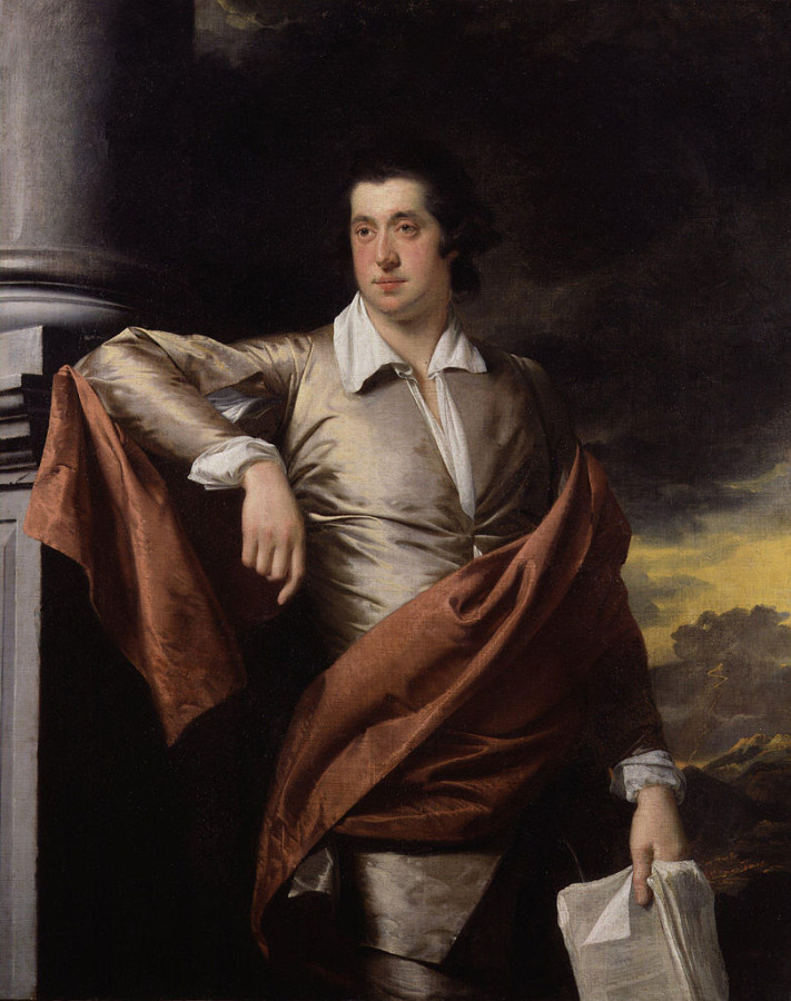 Томас Дэй, портрет работы Джозефа Райта из Дерби, 1770 год.
