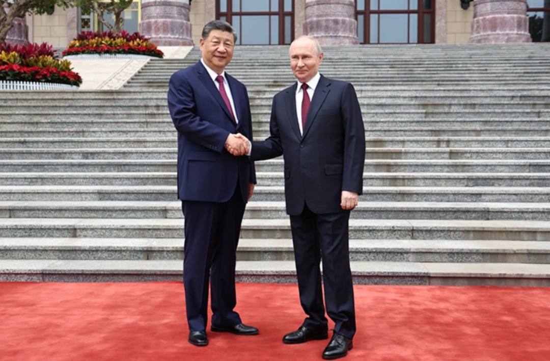 Китайский лидер и Путин.