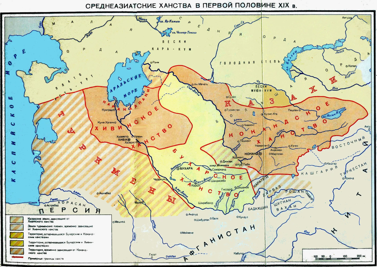 Карта 19 века