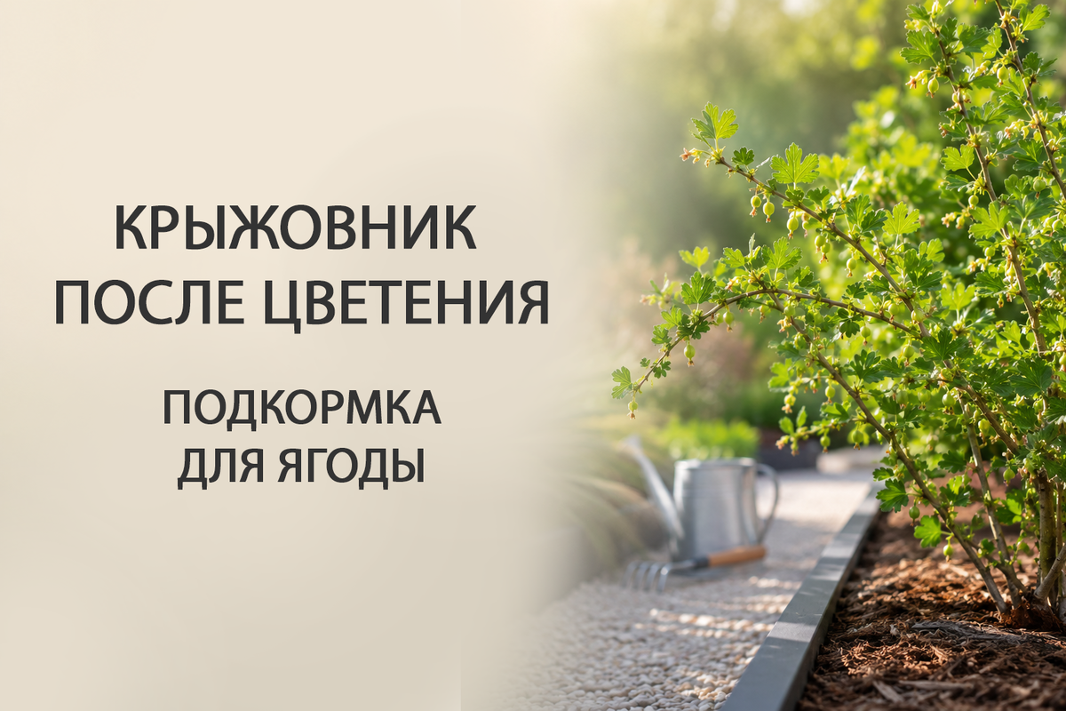 Чем подкормить крыжовник после цветения