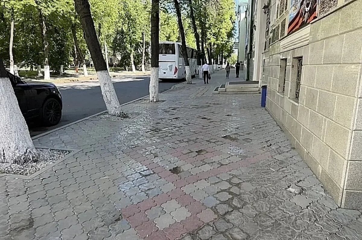    На улице Советской в Уфе обновят тротуары и опоры
