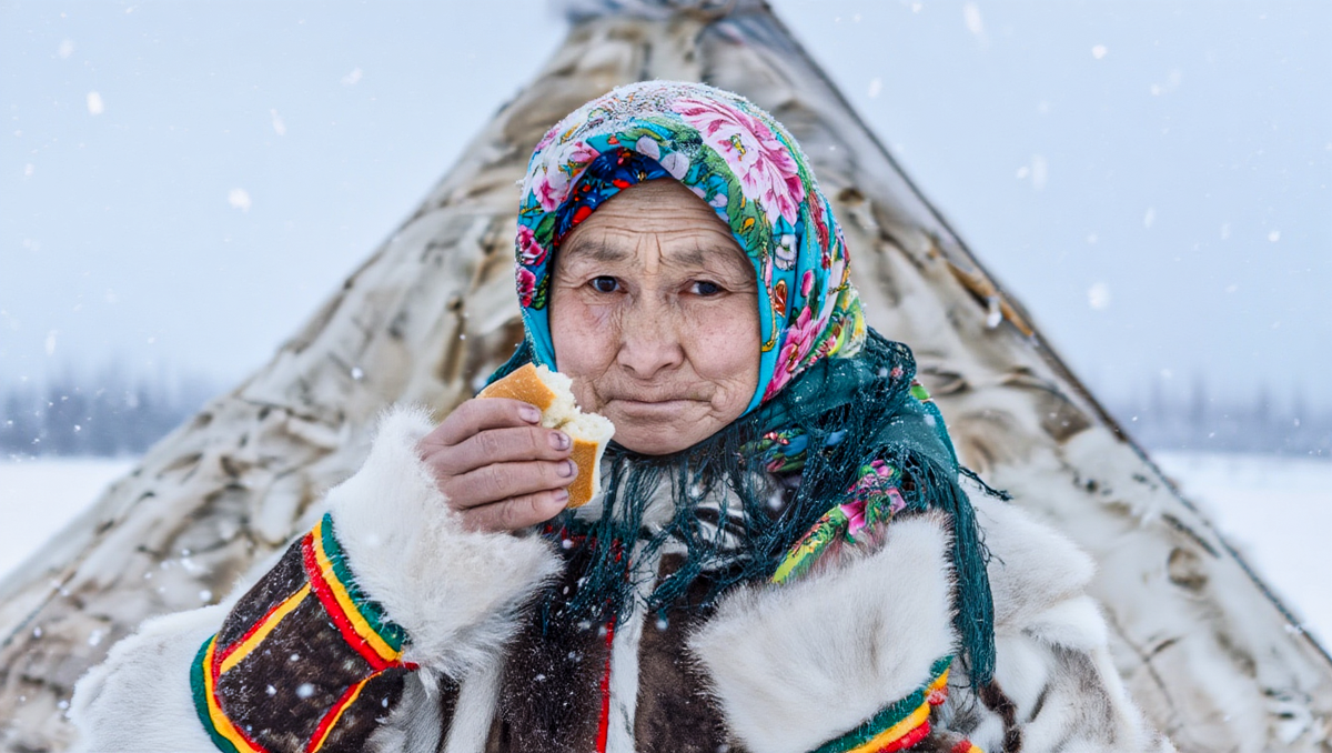Иллюстрация к статье создана при помощи ИИ. Фото женщины: Сергей Зубков/«Ямал-Медиа»