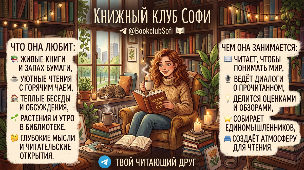 Идею подсмотрела у Ша Исы (https://t.me/shayisi/3996) Промпт: Проанализируй мой канал ССЫЛКА и сгенерируй картинку-плакат, как бы выглядел мой канал если был бы человеком, напиши что бы он любил, и чем занимался.