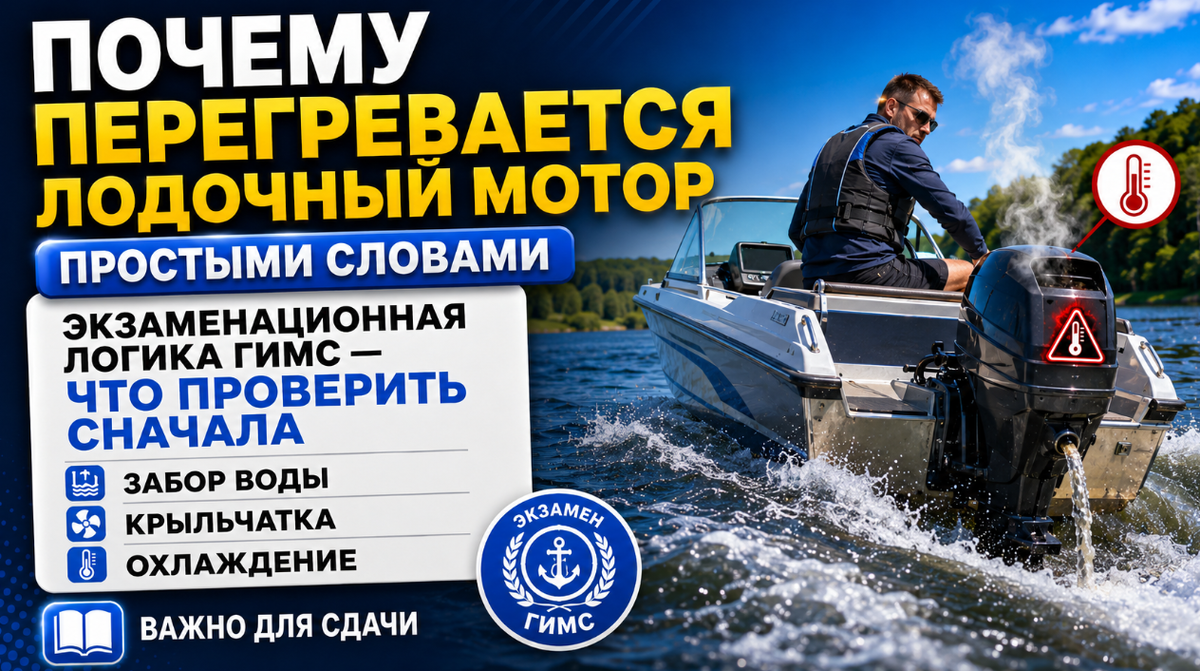 Лодочный мотор,  Экзамен ГИМС