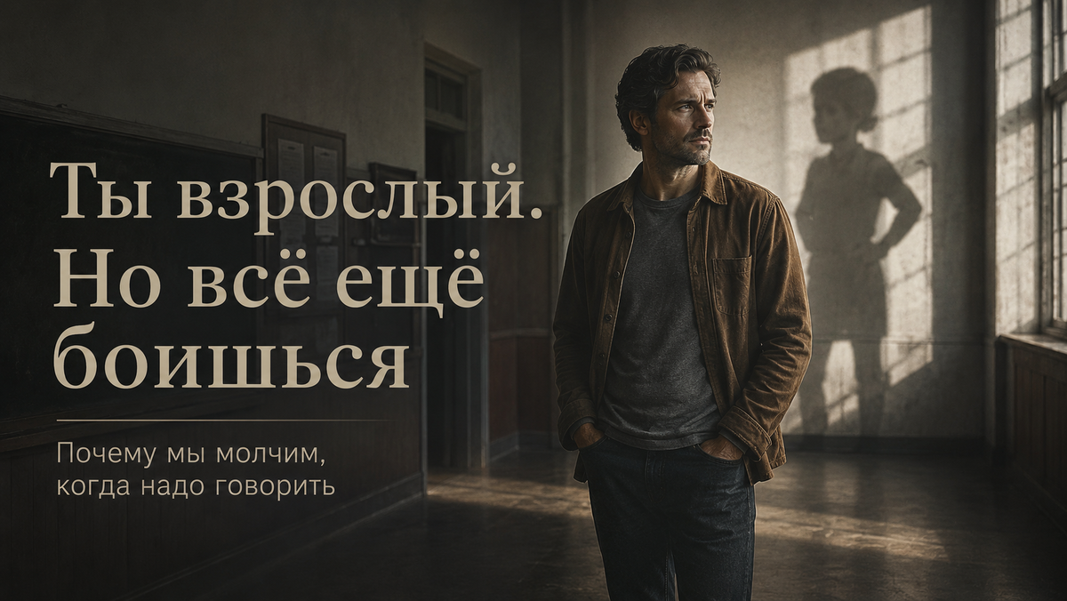 Иногда человек взрослеет внешне, но внутри всё ещё ждёт, что его оценят, похвалят или заругают.