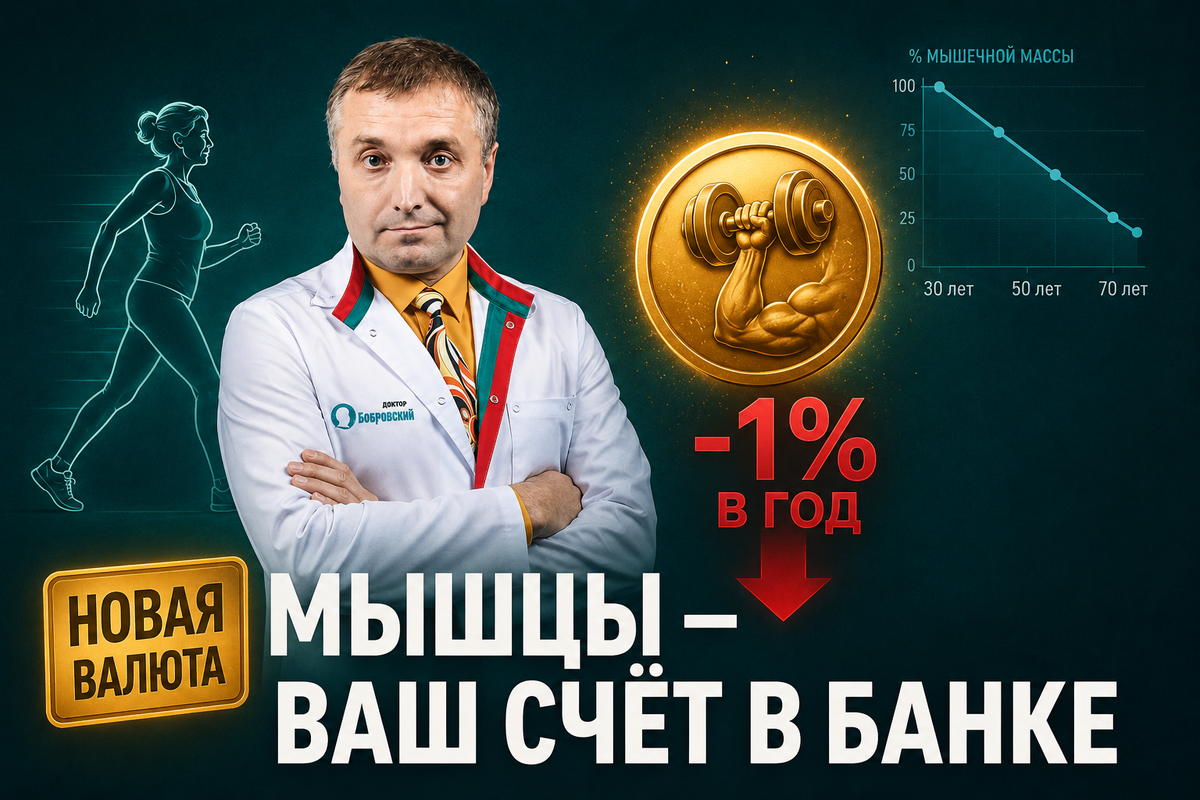 Мышцы — новая валюта долголетия: почему худеть после 40 надо иначе