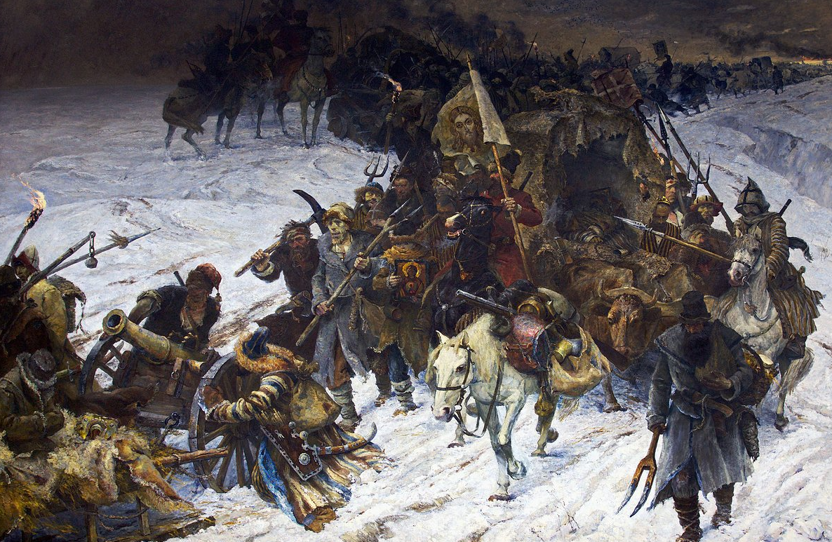Картина Станислава Молодых «1773 год». Фото: lenta.ru