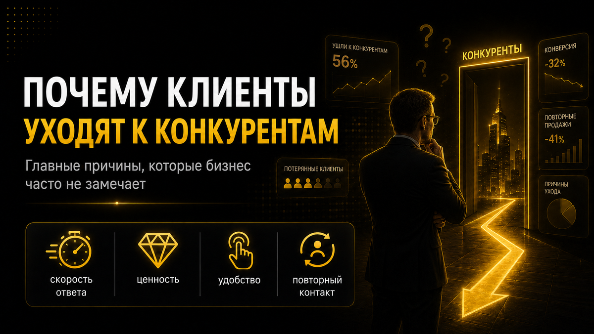 Почему клиенты уходят к конкурентам