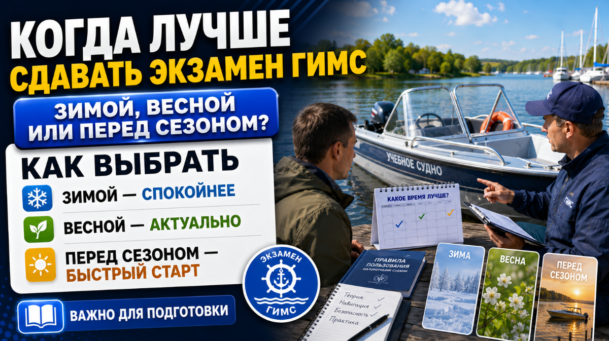 Экзамен ГИМС, когда сдавать экзамен в ГИМС