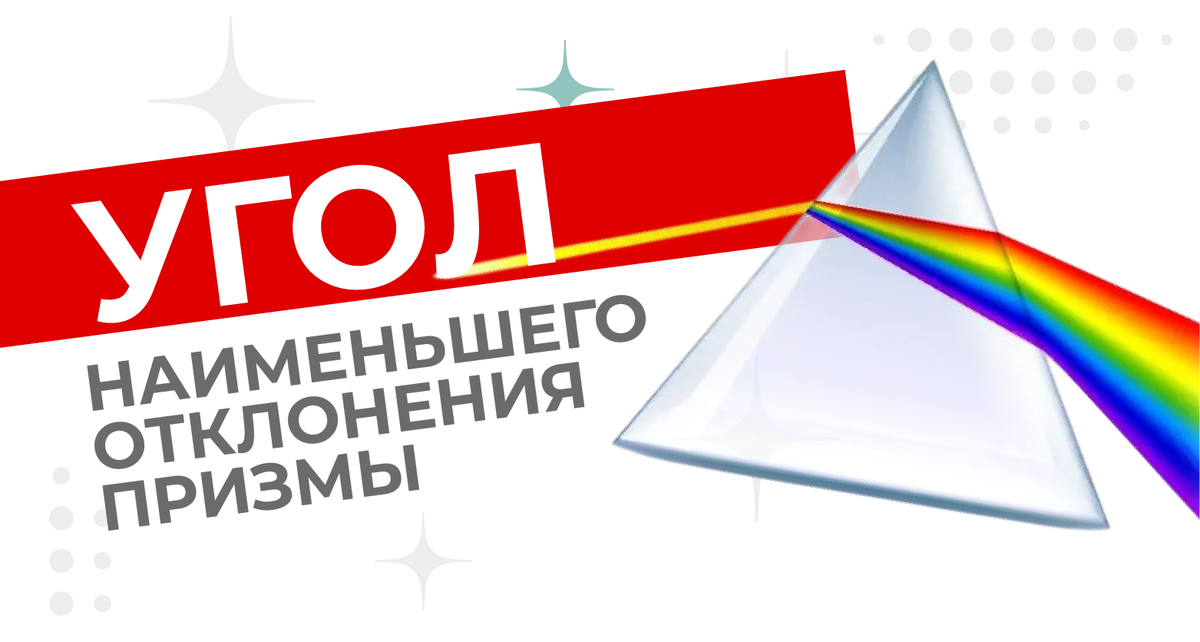 Угол наименьшего отклонения призмы
