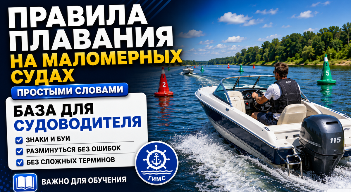 ГИМС правила, Экзамен ГИМС, Судовождение