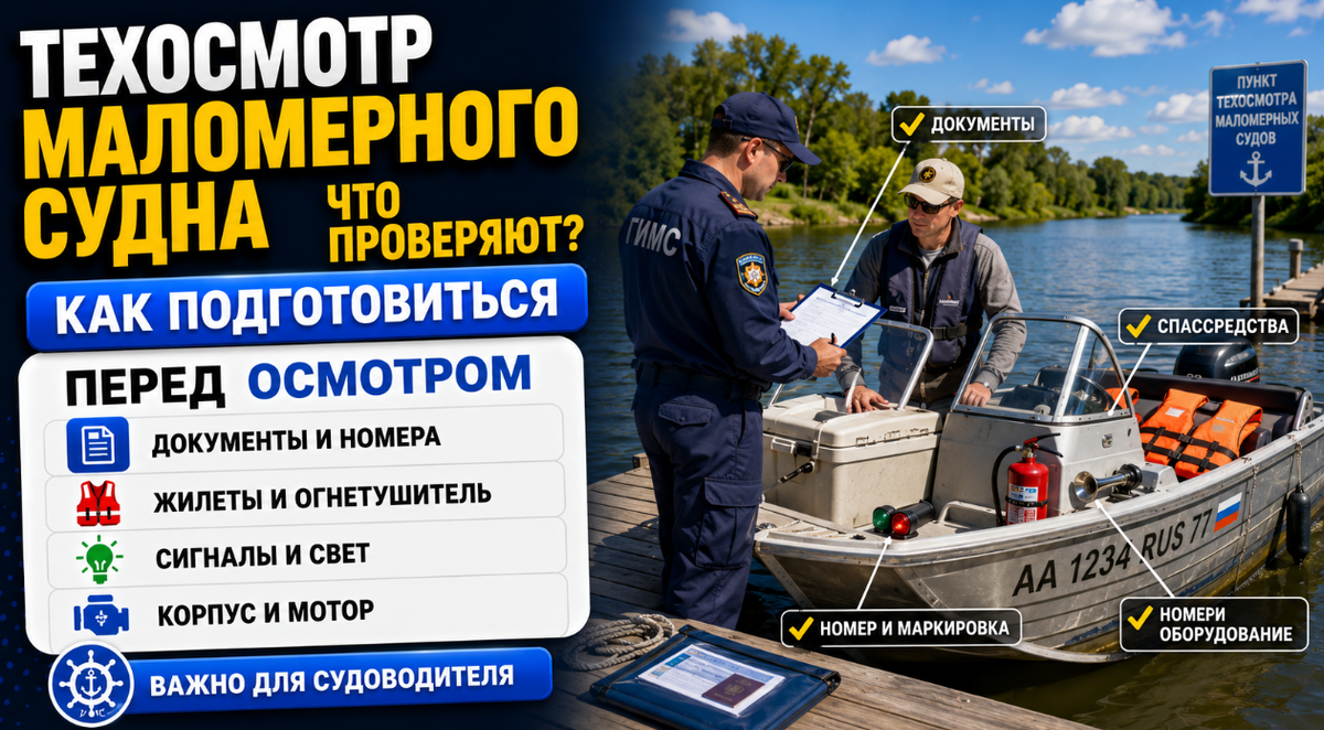 Техосмотр маломерного судна