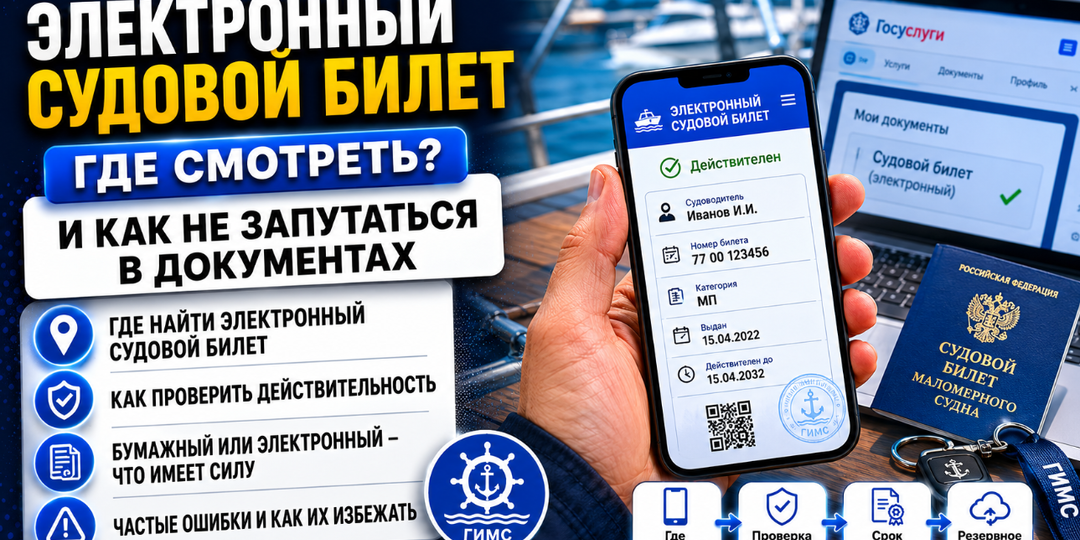 Электронный судовой билет — где смотреть и как не запутаться в документах