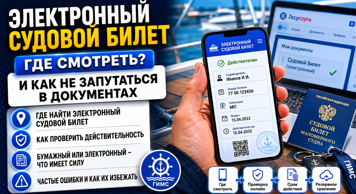 Электронный судовой билет — где смотреть и как не запутаться в документах