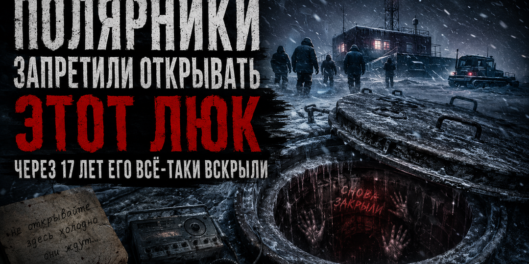 Полярники запретили открывать этот люк. Через 17 лет его всё-таки вскрыли