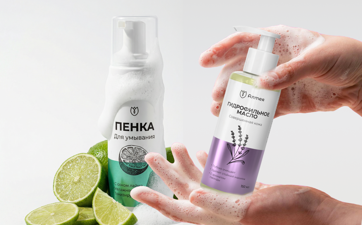 Гидрофильное масло и деликатная пенка для умывания бренда «Алтея», входящего в ГК QHARISMA